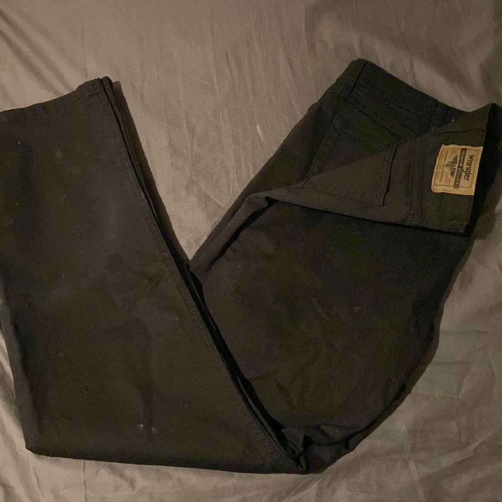 Wrangler Slim Straight Black 36x30 Jeans